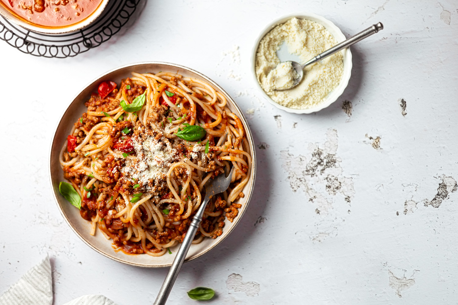 Konjak Spaghetti mit veganer Bolognese